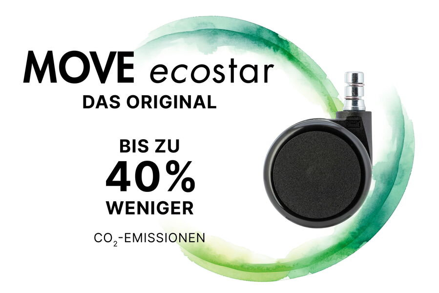 MOVE ecostar – Das Original - bis zu 40% weniger CO2-Emissionen in der Herstellung